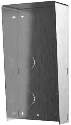 Hikvision DS-KABD8003-RS2/S - rain and sun cover for 2-module intercom, stainless