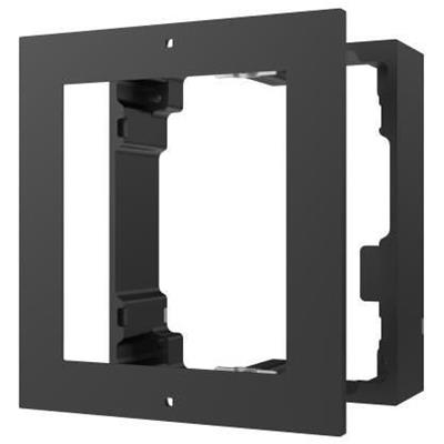 Hikvision DS-KD-ACW1(O-STD)/Black/Europe BV - 1x frame for IP intercome - surface installation, black