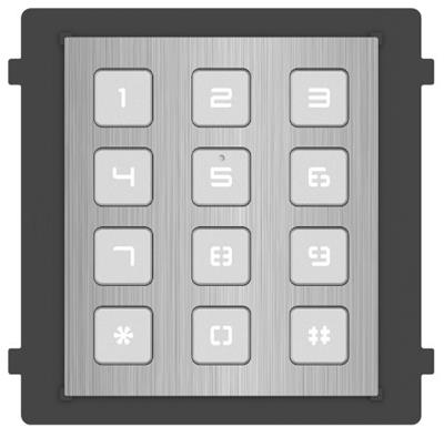 Hikvision DS-KD-KP/S - keypad module for IP intercom, stainless steel