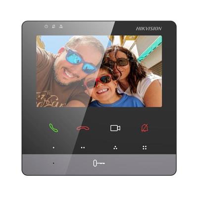 Hikvision DS-KH7100EY-E2 - 2-wire 4,3 IP monitor with touch buttons, black