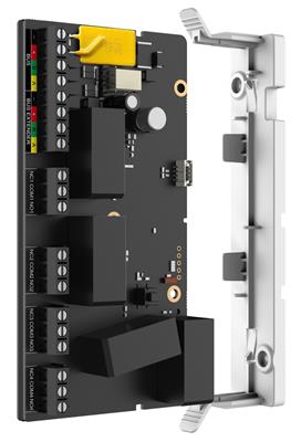 Hikvision AX HYBRID PRO relay expander; 4x relay 16A / 250VAC / 24VDC, unit only