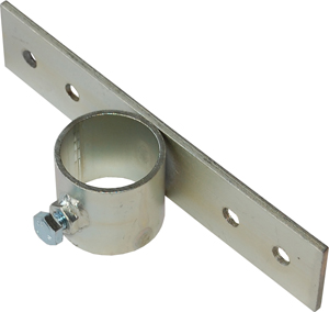 Pole holder for diameter 60mm, direct wall-mount, longer strap