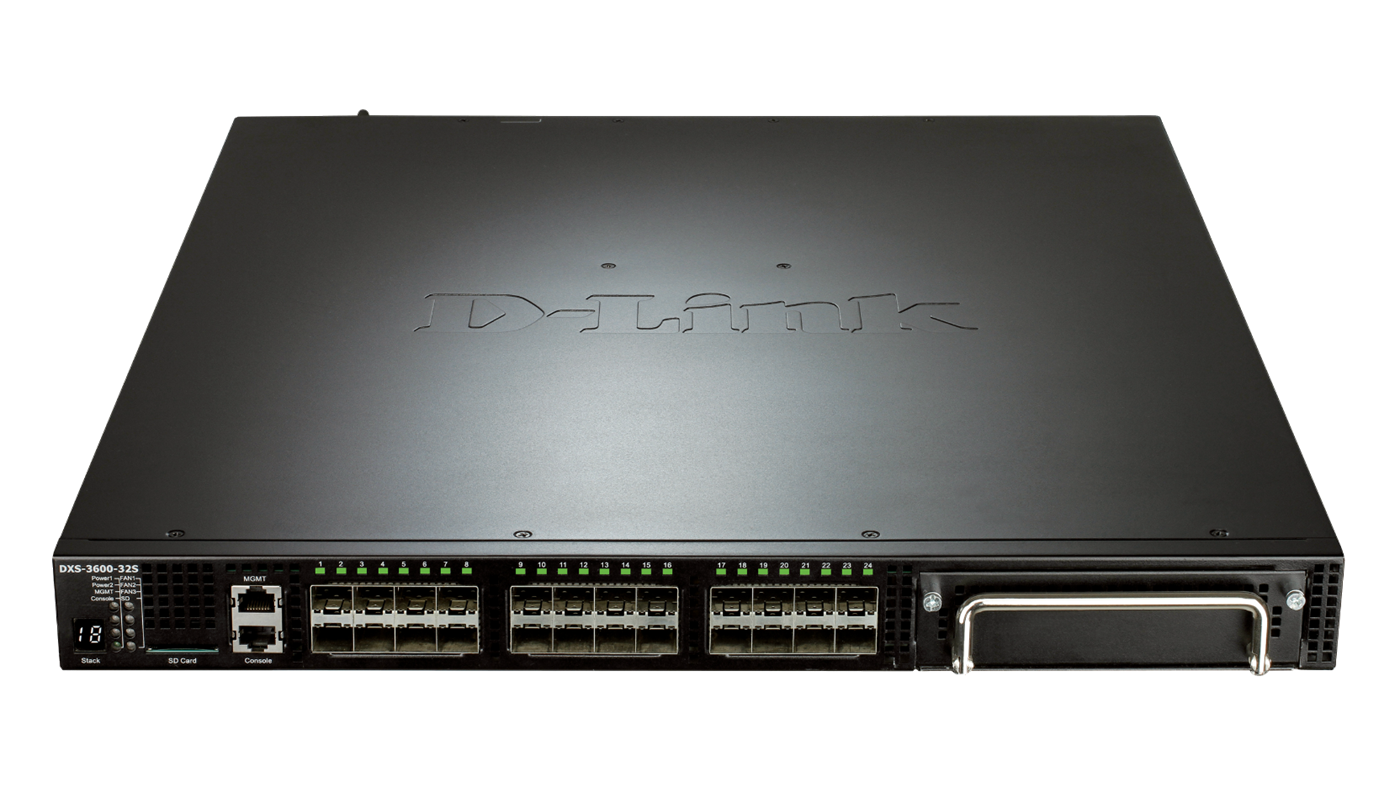 D-Link DXS-3600-32S/SI 24-ports 10Gigabit SFP+ Layer 3 Ethernet Data Center Switch