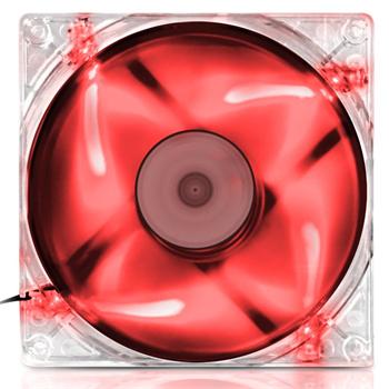 EVOLVEO fan 140mm, LED red