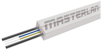 Masterlan MDIC fiber optic cable - 2F 9/125, SM, LSZH, white, G657A1, 1m, indoor