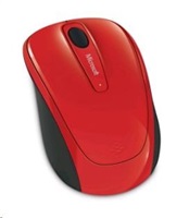 Microsoft Mouse L2 Wireless Mobile Mouse 3500 Mac / Win USB Flame Red Gloss