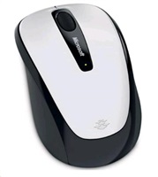 Microsoft Mouse L2 Wireless Mobile Mouse 3500 Mac / Win USB White Gloss