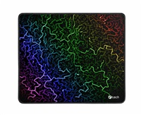 C-TECH Gaming mouse pad ANTHEA ARC, color, for gaming, 320x270x4mm, sewn edges