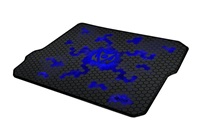 C-TECH gaming mouse pad ANTHEA CYBER BLUE, 320x270x4mm, sewn edges