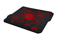 C-TECH gaming mouse pad ANTHEA CYBER RED, 320x270x4mm, sewn edges