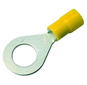Pressing connector GF-M8, 8mm hole, yellow isolation
