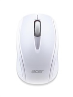 ACER Wireless Mouse G69 White - RF2.4G, 1600 dpi, 95x58x35 mm, 10m dosah, 2x AAA, Win/Chrome/Mac, (