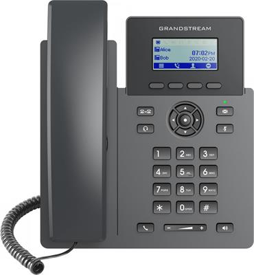 Grandstream GRP2601P SIP phone, 2.21 "LCD display, 2 SIP accounts, 100Mbit port, PoE