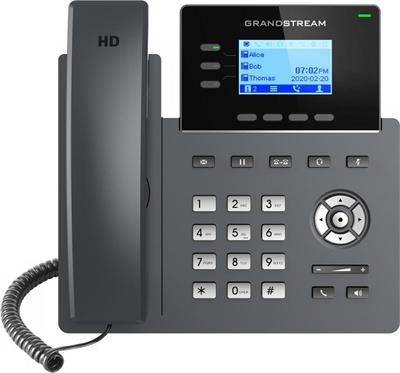Grandstream GRP2603 SIP phone, 2.48 "LCD backlit display, 6 SIP accounts, 2x1Gbit port