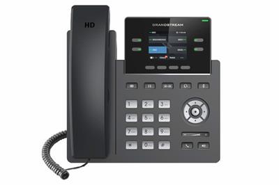 Grandstream GRP2612W SIP phone, 2.4 "TFT color display, 2 SIP accounts, 4 programmable thickness, 2x10 / 100Mb, WiFi