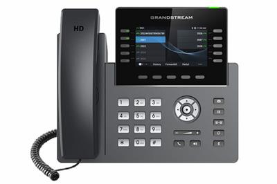 Grandstream GRP2615 SIP phone, 4.3 "TFT color display, 5 SIP accounts, 10 programmable thickness, 2x1Gb, WiFi, BT