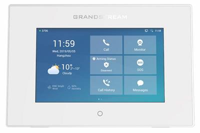 Grandstream GSC3570 SIP intercom and control station, 7 "color touchscreen display, 4SIP, alarm 4xIN and 1xOUT, WiFi