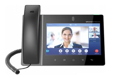 Grandstream GXV3380 SIP video phone 8" TFT bar. touch. display, android 7, 16 SIP accounts, 7-way audio conf.