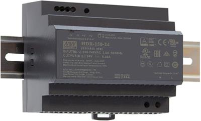 MEAN WELL HDR-150-12, DIN rail switching power supply, 12V, 136W