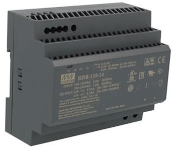 MEAN WELL HDR-150-24 switching power supply for DIN rail