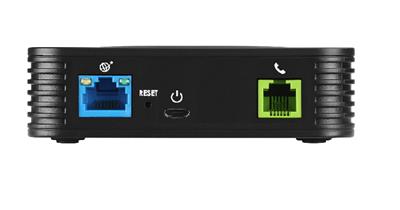 Grandstream HT801 (ATA), 1x FXS, 1x SIP account, 1x LAN, 3-way audio configuration, auto-provisioning