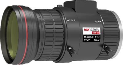 Hikvision lens HV1140P-8MPIRA - 11-40mm with aut. iris and IR correction, CS, 4K