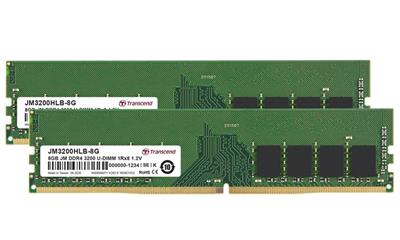 Transcend memory 16GB DDR4 3200 U-DIMM (JetRam) KIT (2x8GB) 1Rx8 CL22