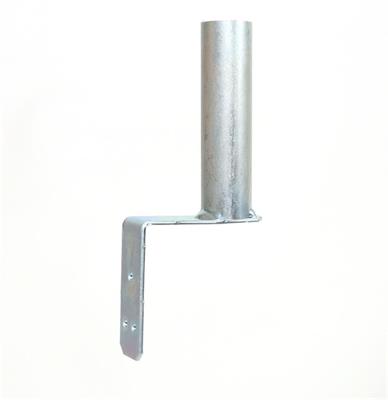 Antenna wall-mount  L  lenght 8,5cm, height 8,5cm, d=32mm with strap base