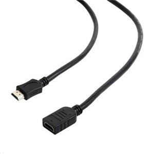 GEMBIRD HDMI-HDMI 1.8m cable, 1.4, M / M shielded, gold-plated contacts, extension, black