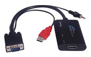 PremiumCord VGA + audio electronic converter to HDMI interface