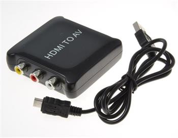 PremiumCord HDMI converter for composite signal and stereo sound