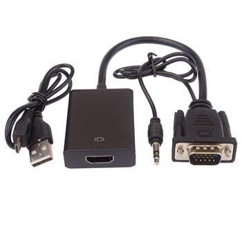 PremiumCord VGA + audio electronic converter to HDMI FULL HD 1080p