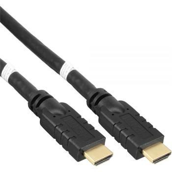 PremiumCord HDMI High Speed with Ether.4K@60Hz cable with amplifier, 25m, 3x shielding, M / M, gold-plated co