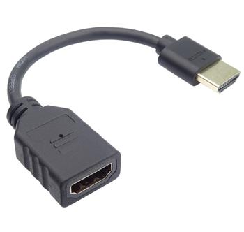 PremiumCord Flexi Adapter HDMI Male - Female for flexible cable connection to TV