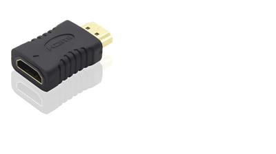 PremiumCord Adapter HDMI Female - HDMI Male, short, gold-plated connector