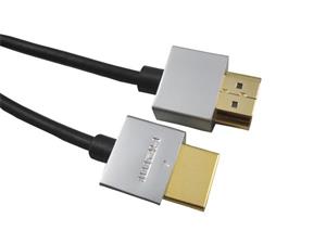 PremiumCord Slim HDMI High Speed + Ethernet cable, gold-plated connectors, 1m