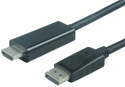 PREMIUMCORD CableDisplayPort 1.2 to HDMI 2.0, resolution 4Kx2K @ 60Hz, 2m
