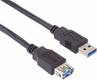 PremiumCord Extension cable USB 3.0 Super-speed 5Gbps AA, MF, 9pin, 0.5m