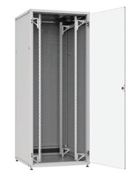 Solarix cabinet LC-50 45U, 800x800 RAL 7035, glass door