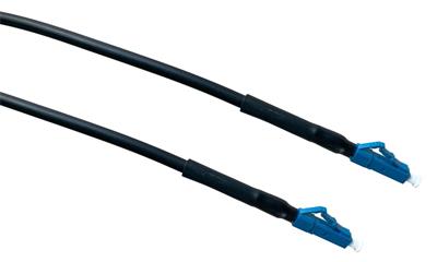 Masterlan PE fiber optic outdoor patch cord, LCupc/LCupc, Simplex, Singlemode 9/125, 10m