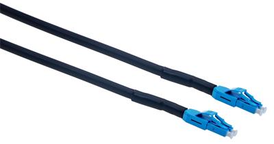 Masterlan PEv2 fiber optic outdoor patch cord, LCupc/LCupc, Duplex, Singlemode 9/125, 5m