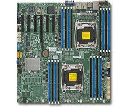 SUPERMICRO MB 2xLGA2011-3, iC612 16x DDR4 ECC R,10xSATA3 (PCI-E 3.0/2,4,1(x16,x8,x4),2x 1GbE LAN,IPM