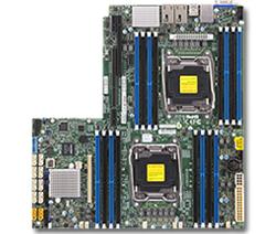 SUPERMICRO MB 2xLGA2011-3, iC612 16x DDR4 ECC,10xSATA3,(PCI-E 3.0/1,1(Lx32,Px16),2x LAN,IPMI