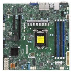 SUPERMICRO MB 1xLGA1151 (Xeon E3-21xx,i3), C246, 4xDDR4, 8xSATA3, 2x M.2, 2xPCIe3.0 x8, VGA, 4x LAN,