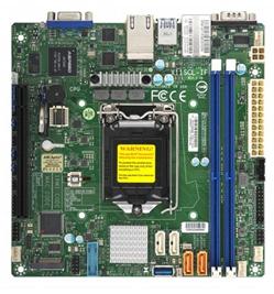 SUPERMICRO MB 1xLGA1151 (Xeon E3-21xx,i3), C242, 2xDDR4, 4xSATA3, M.2, 1xPCIe3.0 x16, VGA, 2x LAN, I