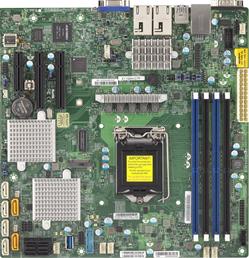SUPERMICRO MB 1xLGA1151, iC236,DDR4,8xSATA3,PCIe 3.0 (2 x4 (in x8), 1 x4), 1x M.2 NGFF, 2x10Gb LAN,I
