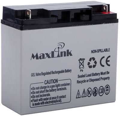 MaxLink lead acid battery AGM 12V 20Ah, M6