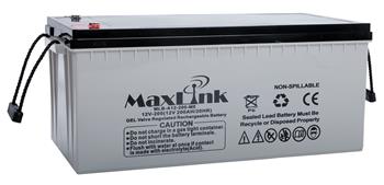 MaxLink lead acid battery AGM 12V 200Ah, M8