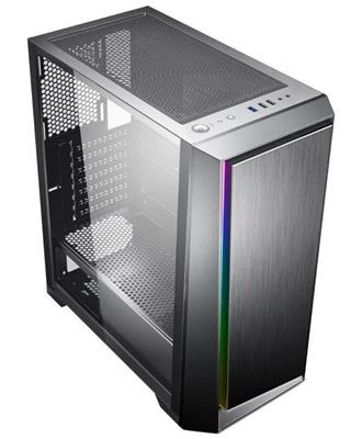 EUROCASE MidT MLG Paladin / without power supply / 1x USB 3.0 / 2x USB 2.0 / glass side panel / black