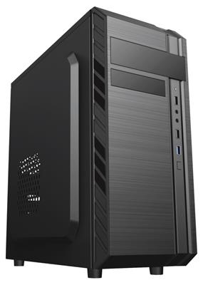 EUROCASE MicroT ML X501 EVO / without power supply / 1x USB 3.0 / 2x USB 2.0 / black